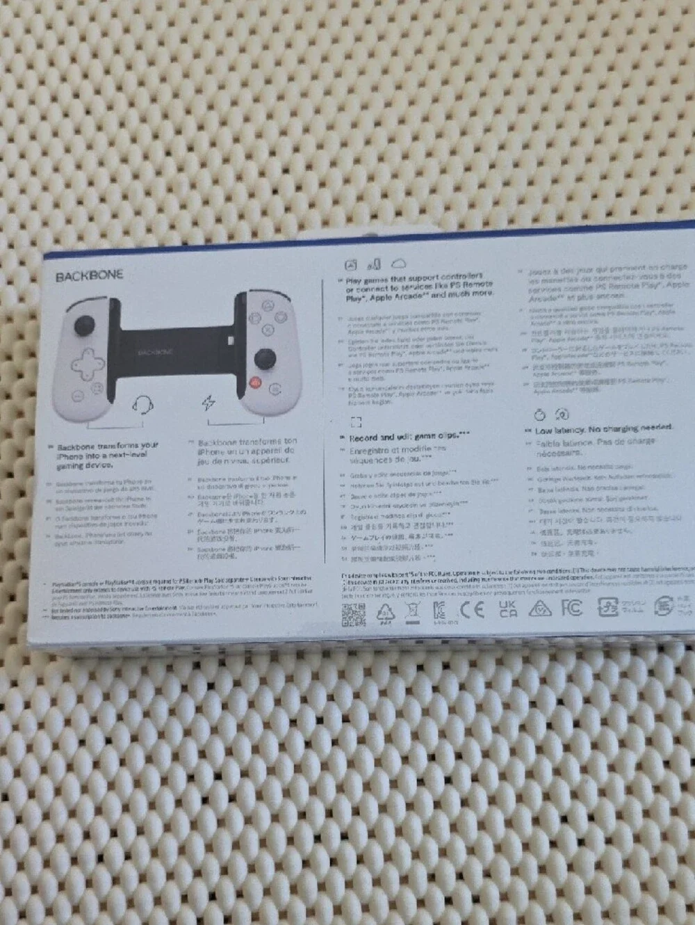 Sony PlayStation Backbone Mobile Controller - White IOS only.